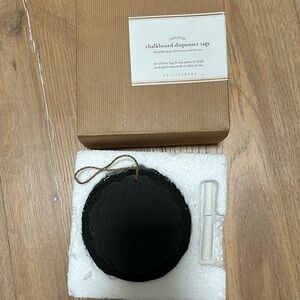 Pottery Barn set of 4 chalkboard tags.